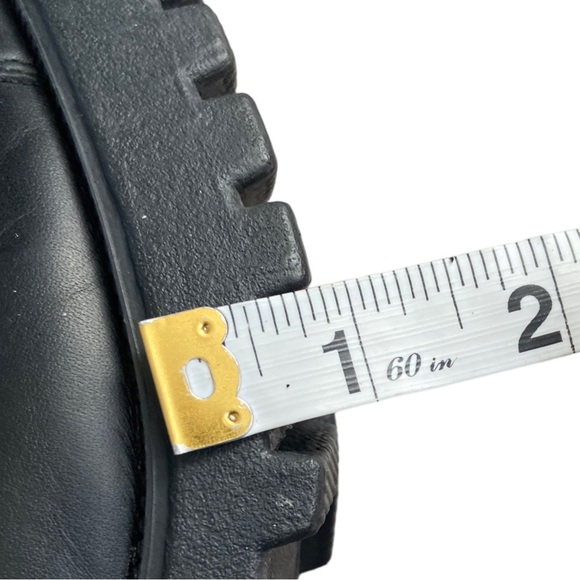 HARLEY DAVIDSON VTG 90s Y2K Chunky Heeled Black Bootie Women’s Size 5.5 - Picture 13 of 14